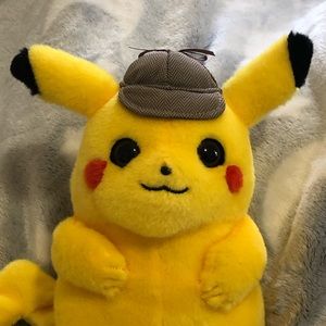 Detective Pikachu Plushie || Stuffed Animal